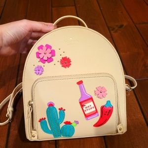 Nwt Kate Spade Cactus and Hot Sauce  Backpack